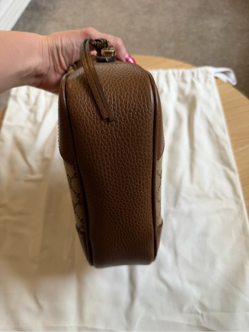 Gucci GG Canvas Bree Crossbody